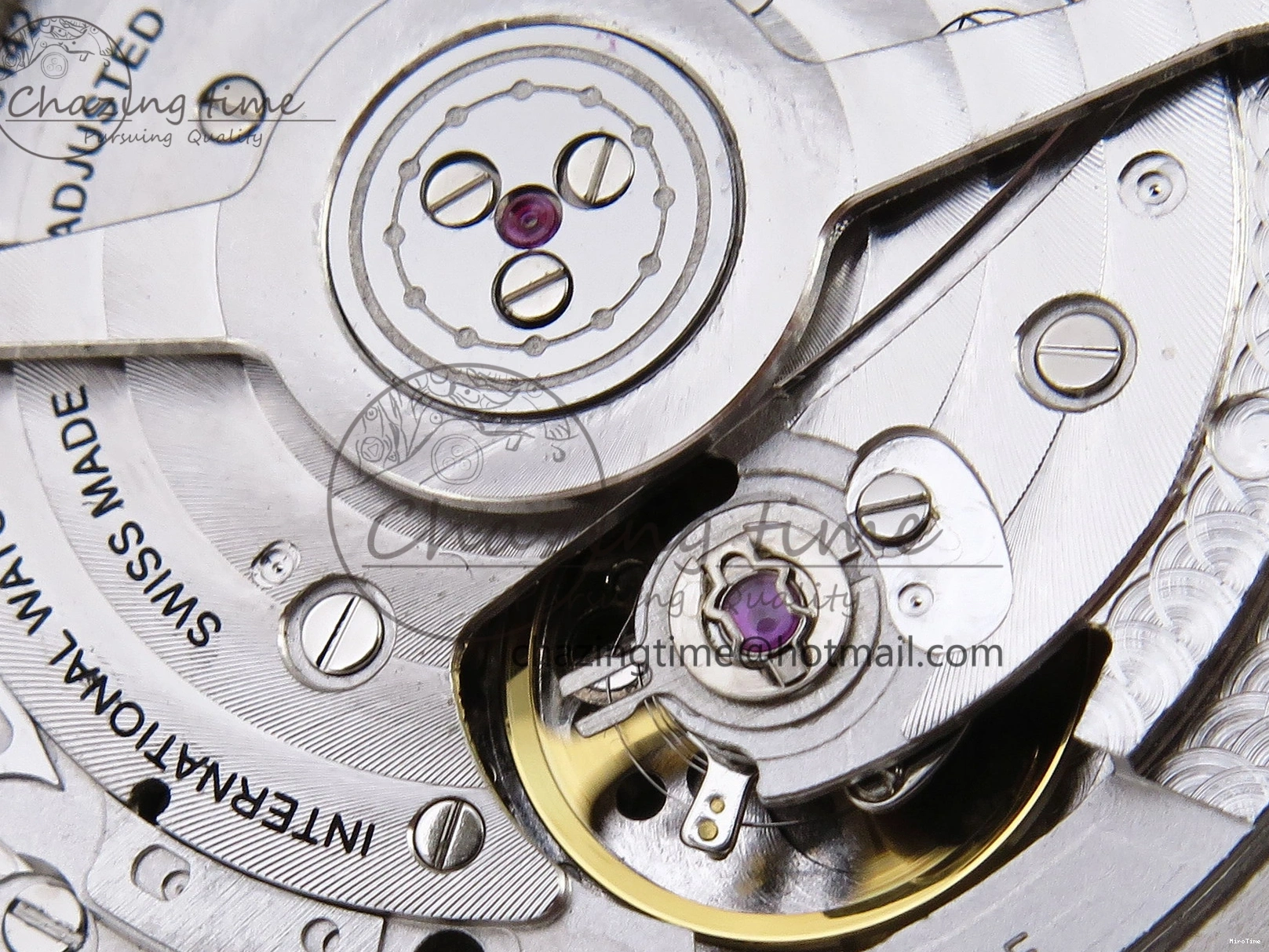 MIROTIME 0418 Original Pilot’s Watch Laureus Blue Ceramic IW328101 ZF 1:1 Best Edition on Blue Nylon Strap A 7027